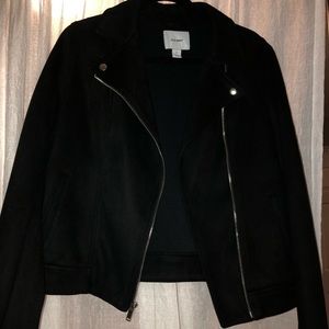Faux suede jacket